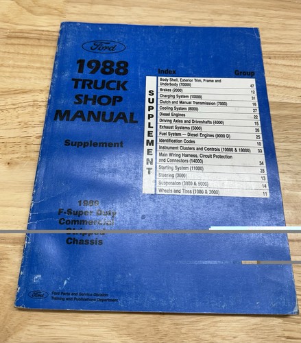 1988 ford truck shop - 1988,