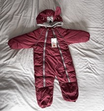 Vine Baby Snowsuit Burgundy