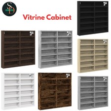 Vitrine Cabinet Wall Mounted Cabinet Floating Cabinet Engineered Wood vidaXL