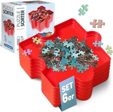Puzzle Sorter: 6 Trays for