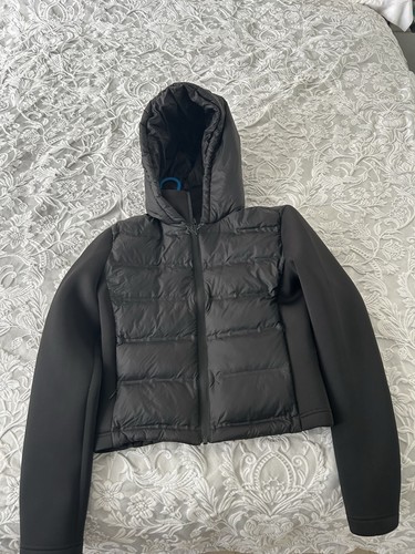 Black zara coat jacket - /, size