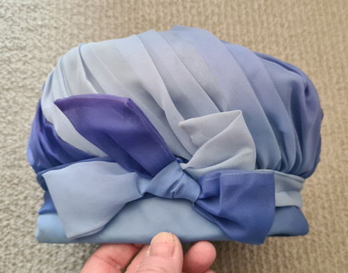 Vintage hat pale blue - hat, in