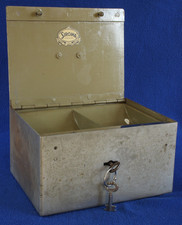 SIROMA strong box petty cash safe with 2 keys