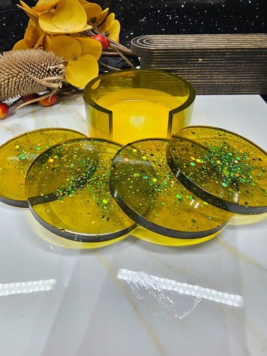 Coasters with holder unique - |,
