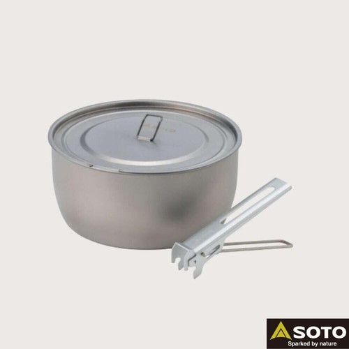 Soto titanium pot - titanium, 1100ml