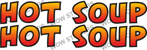Catering trailer sticker hot - trailer,