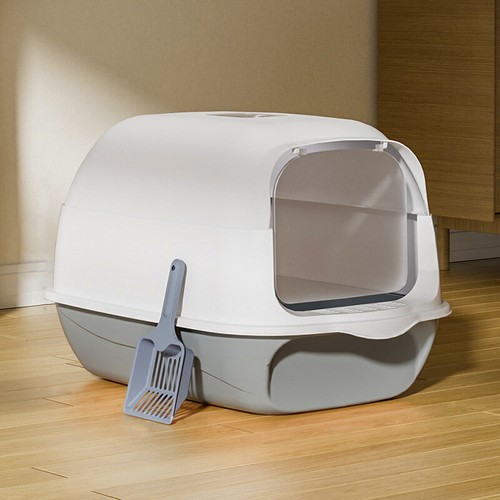 Cat litter tray hooded - tray,