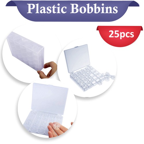 Clear sewing machine bobbins - machine,