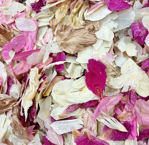 Rose gold pink - pink,, dried