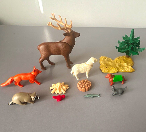 Mixed mini animal play mobil - mixed,
