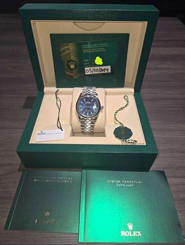 Rolex datejust 36mm blue - datejust,