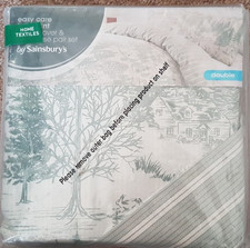 Double Duvet & Pillowcase Set - Sainsbury's - New - Factory Sealed