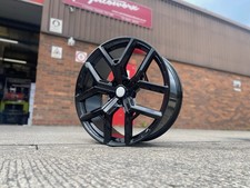 23” black alloy wheels rfor