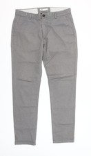 Zara Men's Grey Slim Fit Chino