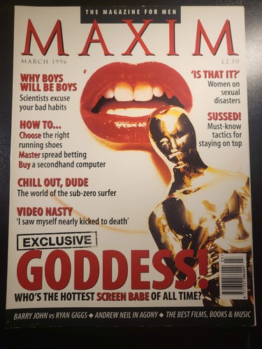 Maxim magazine march 1996 - maxim,