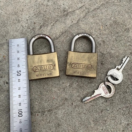 Abus brass padlock - 65-40,