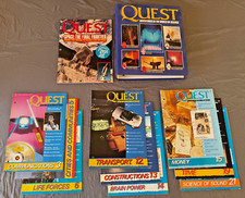 Quest Magazine Education & Science, 1989 Vintage, 9x issues + Space Special