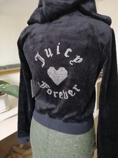 NEW! designer Juicy Couture x Forever 21 edition zipper sweatshirt size L UK 12