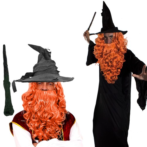 Wizard cloak with ginger - cloak,