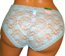 Panties Lingerie Blue Lace I DO Bride Wedding   Large   Adult Gift