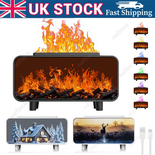 Fireplace flame humidifier - flame,