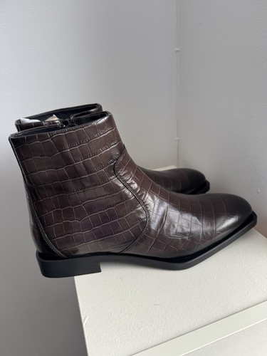 Zara leather boots - zara,
