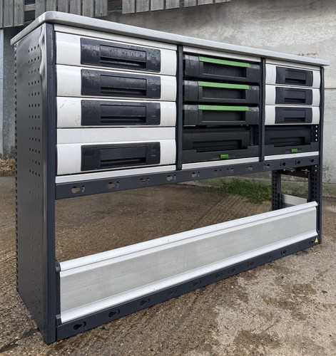 Van racking shelving drawers - van,