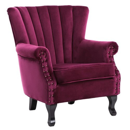Armchair velvet upholstered - armchair,
