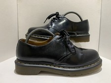 Dr Martens 1461 Black Leather Oxford Casual Shoes Size UK 6.5