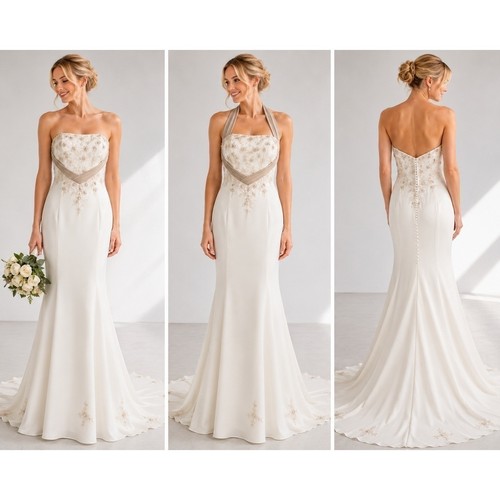Sincerity bridal ivory beaded - bridal,