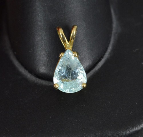 Natural pear cut paraiba - natural,