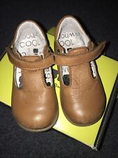 Bo-bell Tommy Tan Leather Spanish T-Bar 21 Uk 5 LOOK