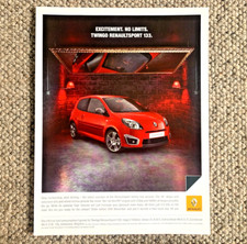 RENAULT TWINGO 133 - FRAMEABLE COLLECTIBLE ORIGINAL CLASSIC CAR ADVERT