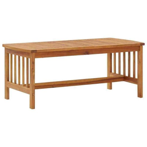 Wooden garden coffee table - garden,
