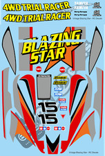 Vintage Blazing Star Decals /