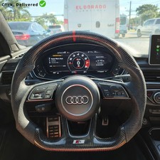 Audi carbon fiber steering - audi,