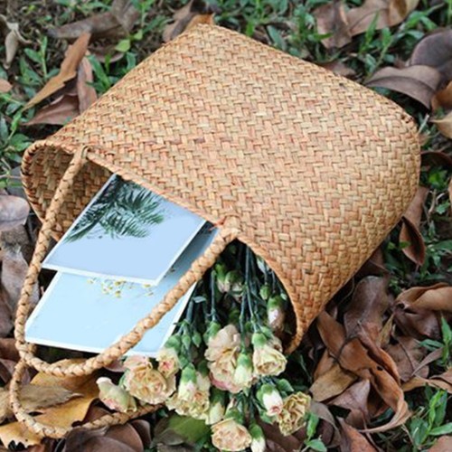 Sturdy wicker basket with - sturdy,