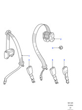 Land Rover Genuine Seat Belt