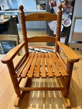 Child’s Wooden Rocking Chair - Personalised Engraved EVIE