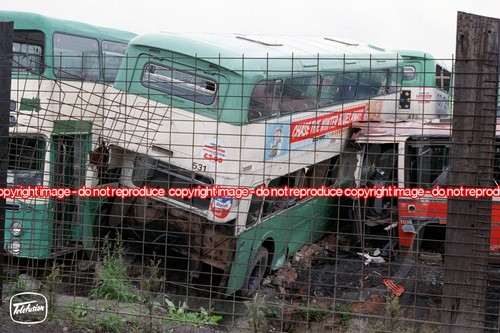 Bus photo scrapyard ex - bus,