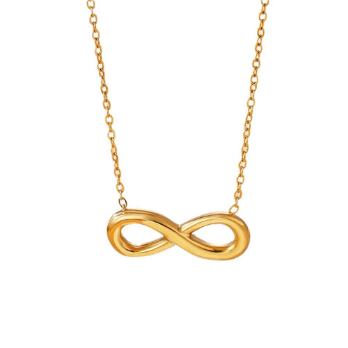 Infinity necklace 18k gold - necklace,