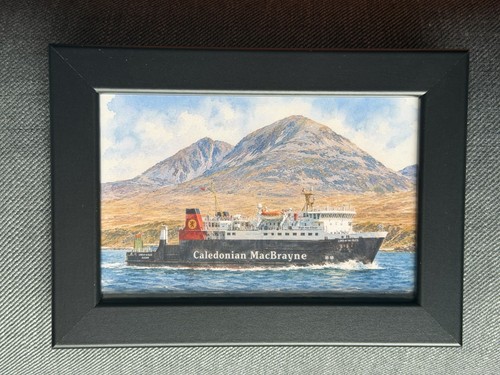 6x4 framed watercolour print - 6x4,