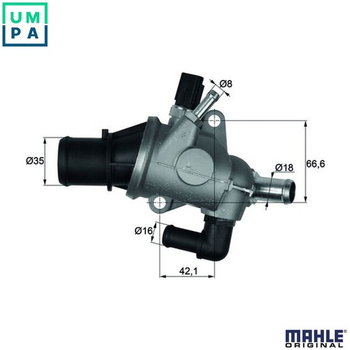 Thermostat coolant 163 - thermostat, ti