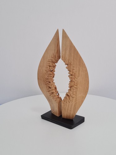 Original hand carved oak - original, wood
