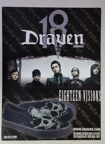 Eighteen visions draven - visions, shoes