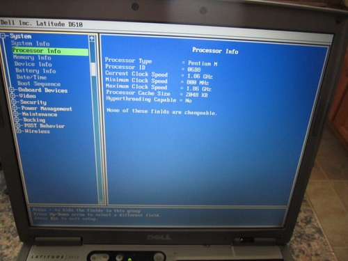 Dell d610 laptop ghz - dell,