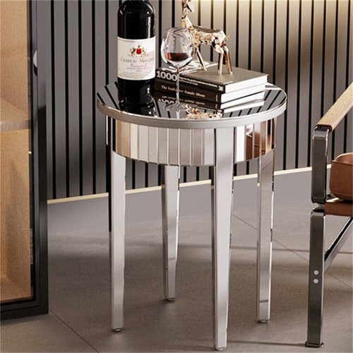 Modern silver mirrored - mirrored, end