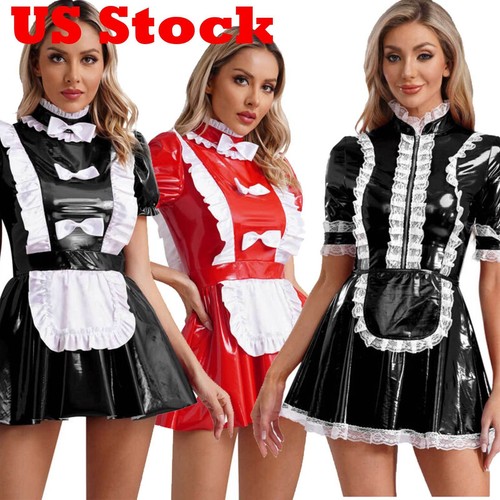 Women sissy wet look - women,