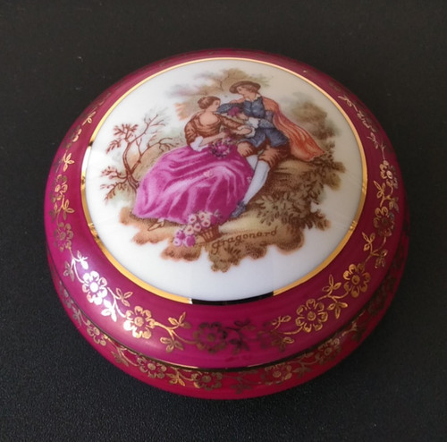 Vintage limoges maroon - vintage,