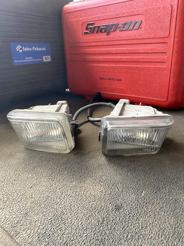 Front fog lights fits nissan - front,